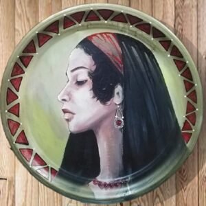 Hand made tray painting