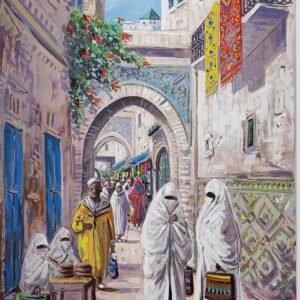 Old City Street in  Morocco