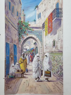 Old City Street in  Morocco