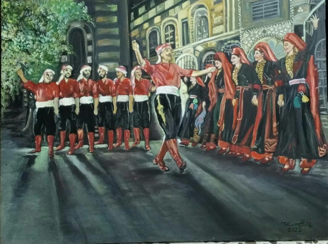 Damascene folklore dance group