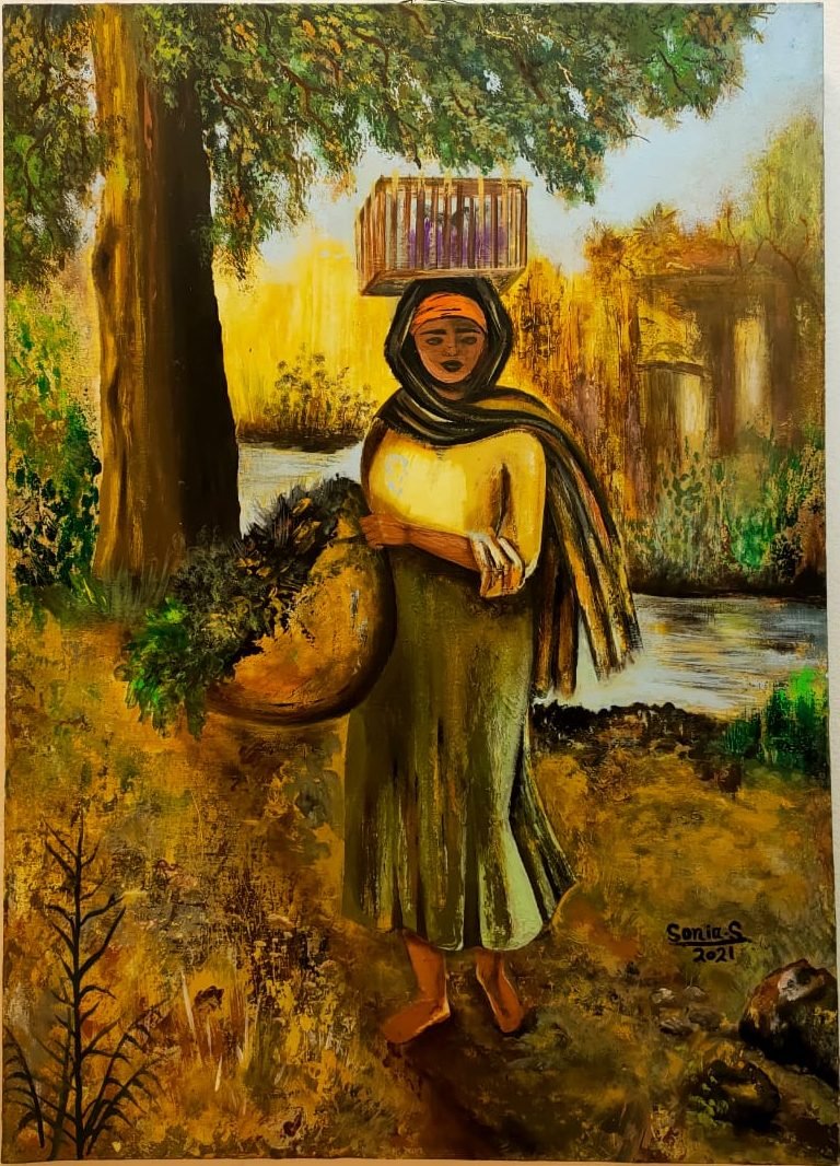 An Egyptian farmer