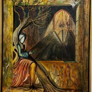 The woman and the tree