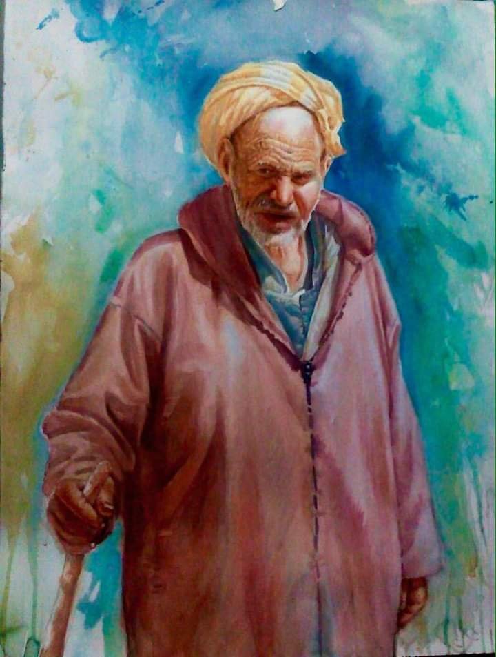 The elderly man