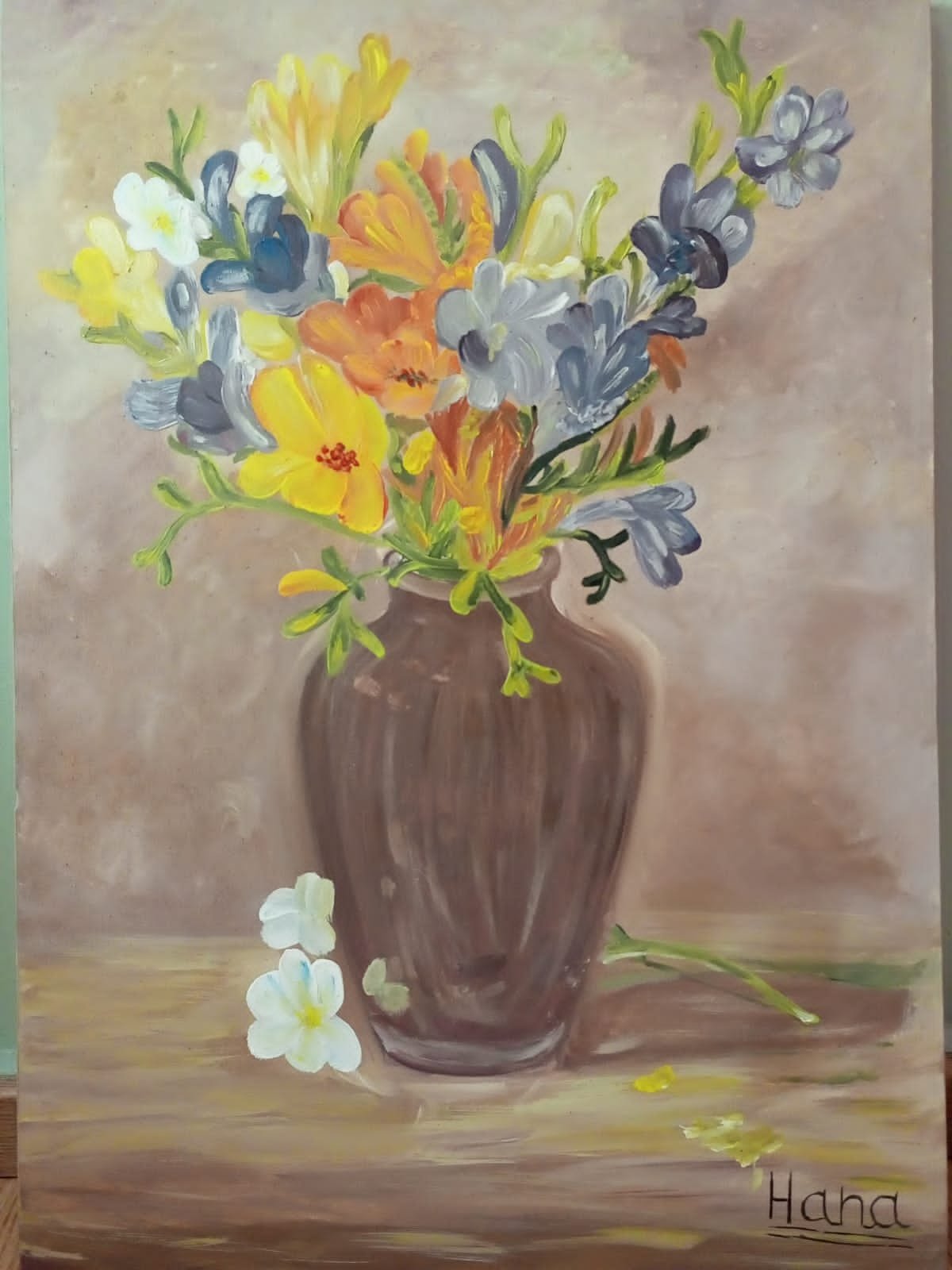 Spring flower in a vase