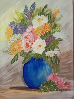 Spring flower in a vase